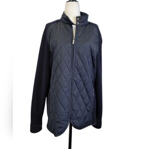 St. James Mademoiselle wool knit/Quilted Jacket